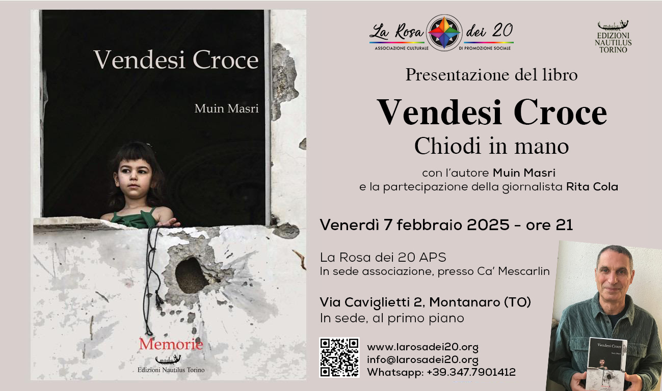 Vendesi croce - Incontro con l'autore italo-palestinese Muin Masri